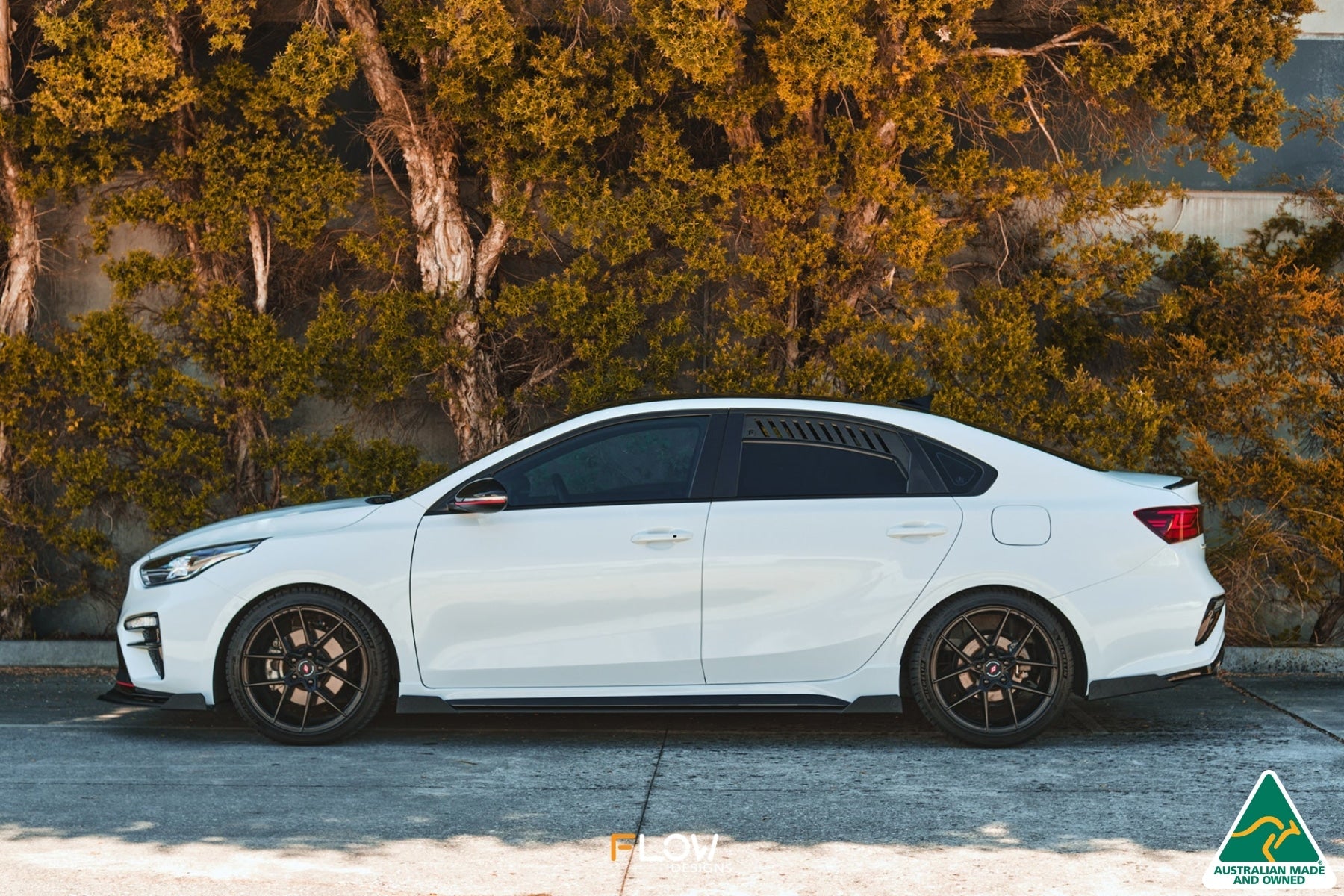 FLOW Designs  Cerato GT PFL Side Skirt Splitter Winglets (Pair) - MODE Auto Concepts