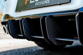 FLOW Designs  MK8 Golf R Flow-Lock Rear Diffuser - MODE Auto Concepts