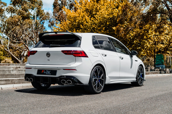 FLOW Designs  MK8 Golf R Side Skirt Splitters (Pair) - MODE Auto Concepts