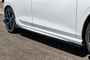 FLOW Designs  MK8 Golf R Side Skirt Splitters (Pair) - MODE Auto Concepts