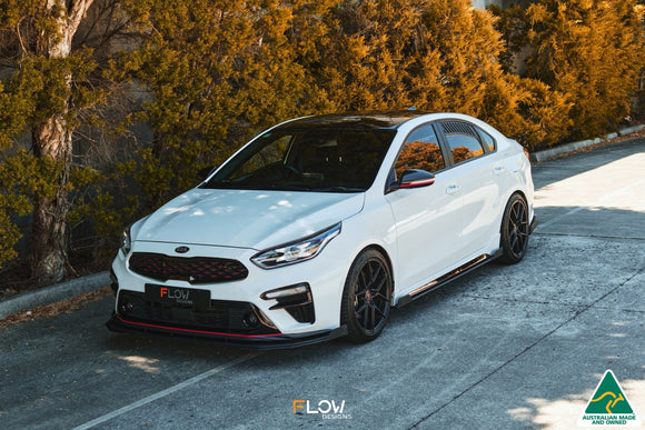 FLOW Designs  Cerato GT PFL Front Lip Splitter Winglets (Pair) - MODE Auto Concepts