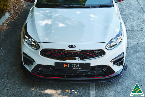 FLOW Designs  Cerato GT PFL Front Lip Splitter Extensions (Pair) - MODE Auto Concepts
