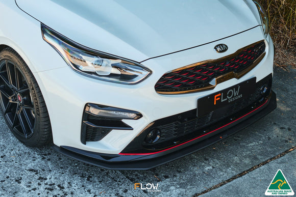 Cerato GT PFL Front Lip Splitter & Reinforcement Brackets - MODE Auto Concepts