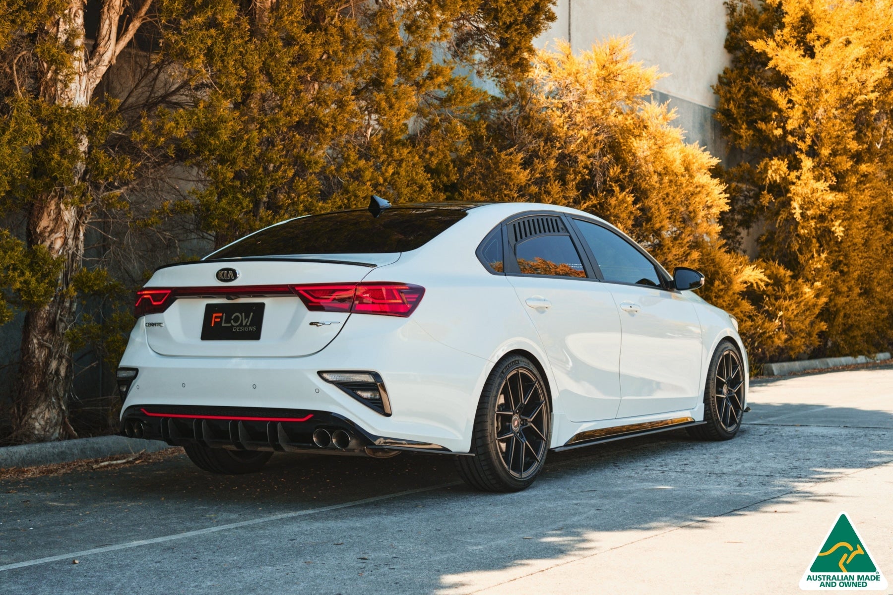 FLOW Designs  Cerato GT PFL Side Skirt Splitters (Pair) - MODE Auto Concepts