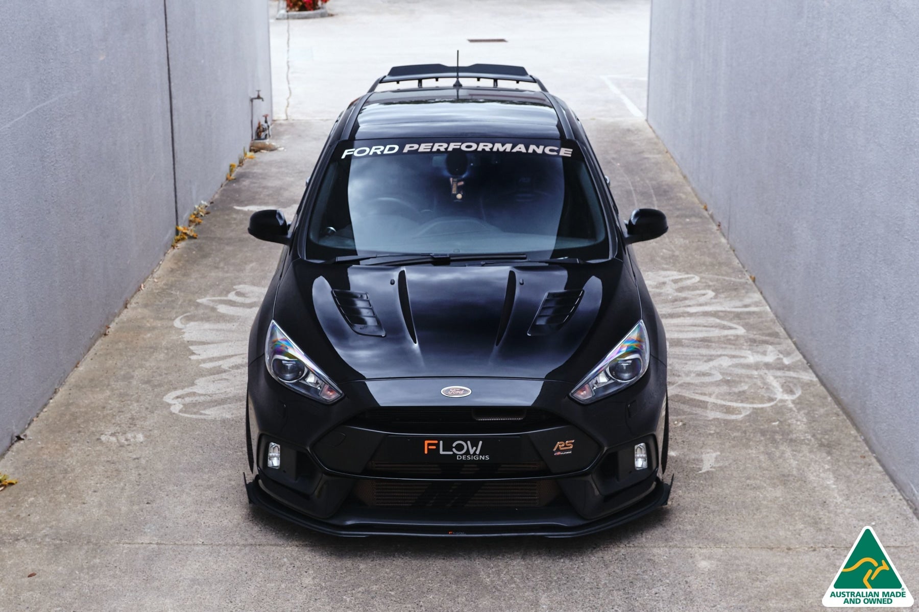 FLOW Designs  MK3 Focus RS Rear Spoiler Extension - MODE Auto Concepts
