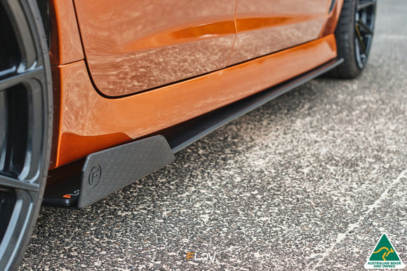 FLOW Designs  VF Commodore S2 Wagon Side Skirt Splitters (Pair) - MODE Auto Concepts