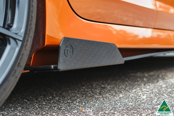 FLOW Designs  VF Commodore S2 Wagon Side Skirt Splitter Winglets (Pair) - MODE Auto Concepts