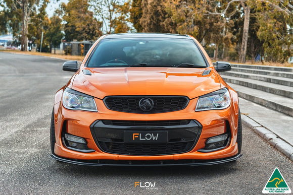 FLOW Designs  VF Commodore S2 Wagon Front Lip Splitter Extensions (Pair) - MODE Auto Concepts