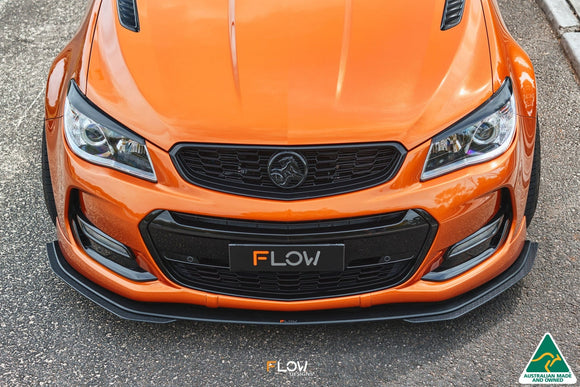 FLOW Designs  VF Commodore S2 Wagon Front Lip Splitter Extensions (Pair) - MODE Auto Concepts