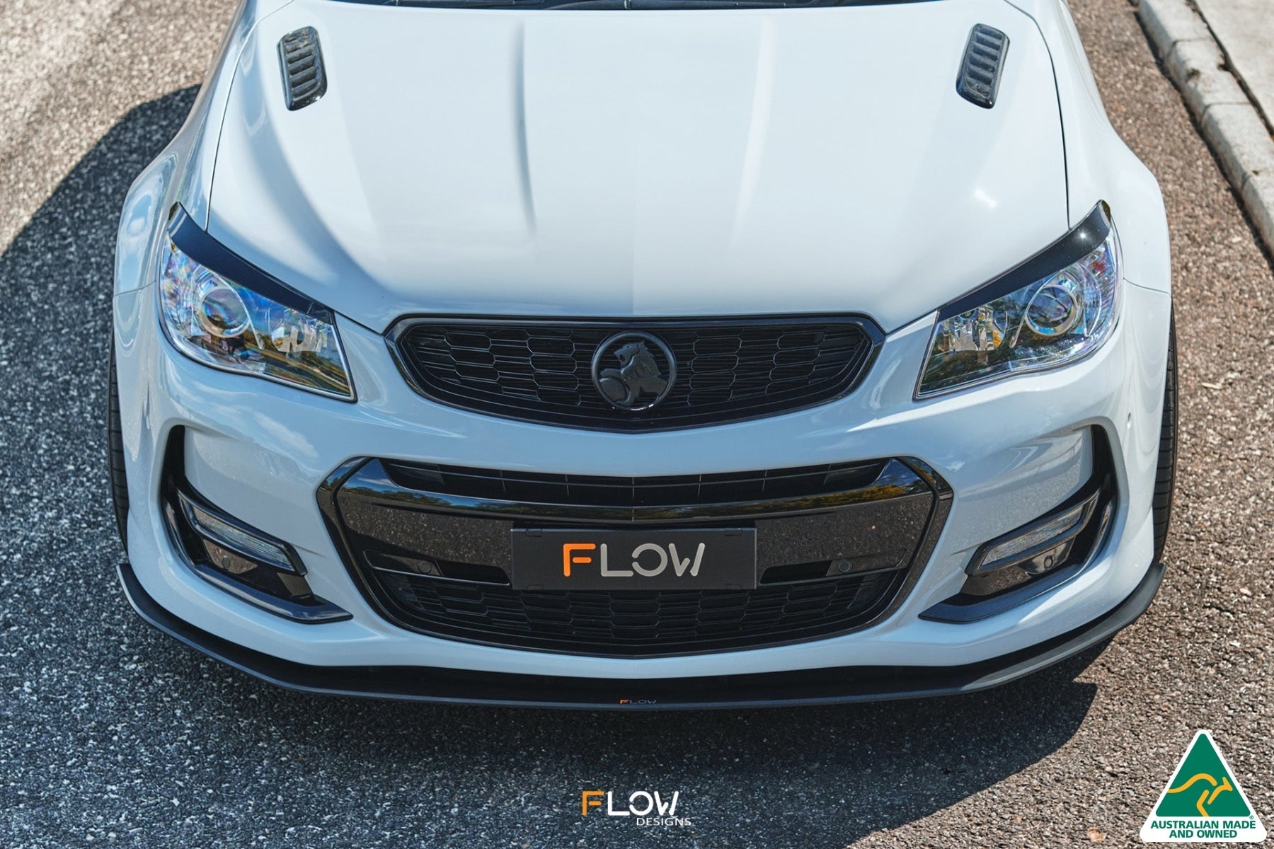 FLOW Designs  VF Commodore S2 Ute Front Lip Splitter - MODE Auto Concepts