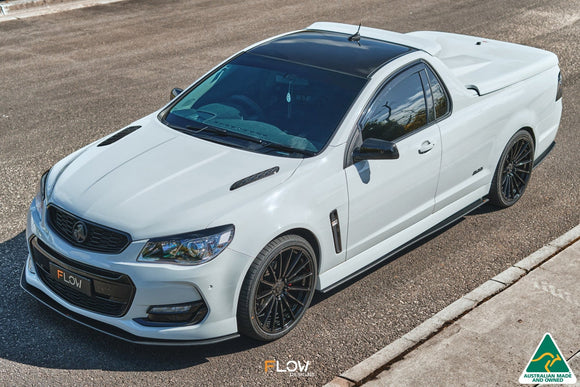FLOW Designs  VF Commodore S2 Ute Side Skirt Splitters (Pair) - MODE Auto Concepts