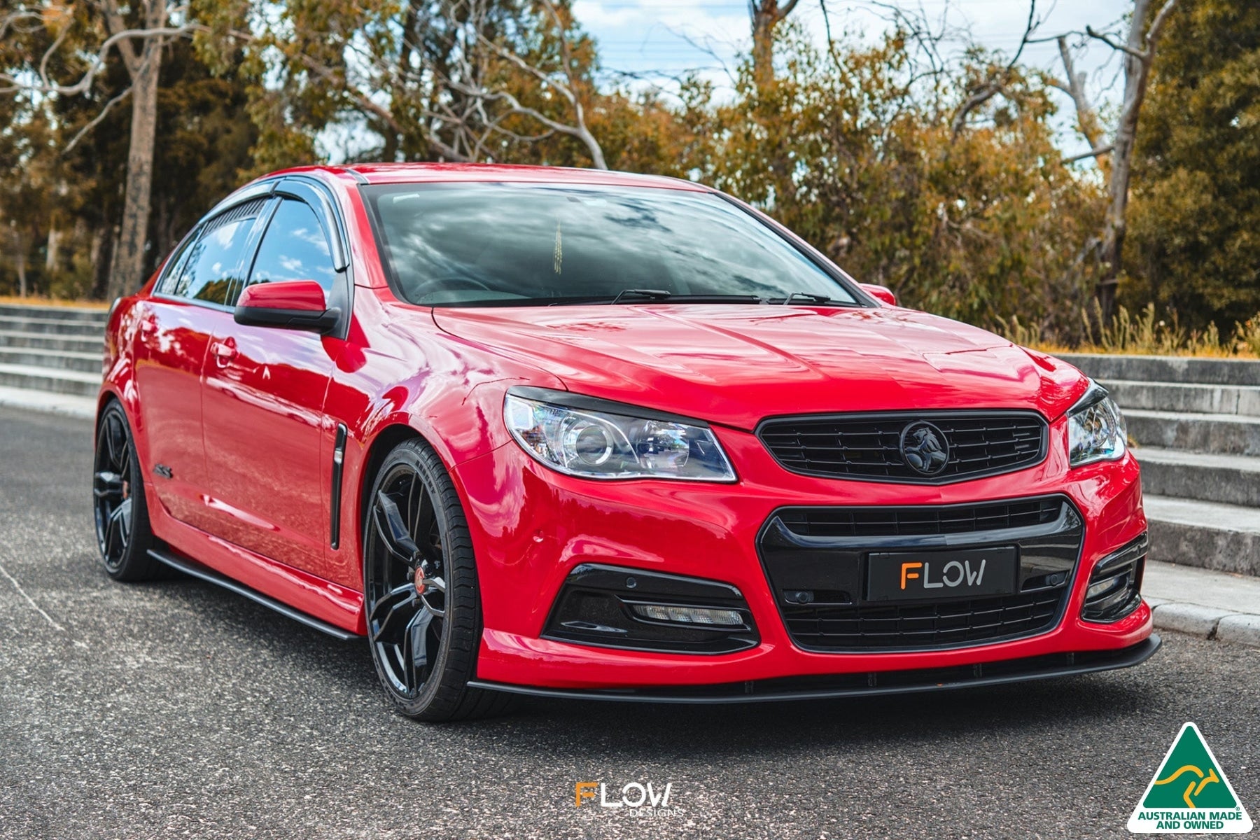 FLOW Designs  VF Commodore S1 Sedan Side Skirt Splitters (Pair) - MODE Auto Concepts