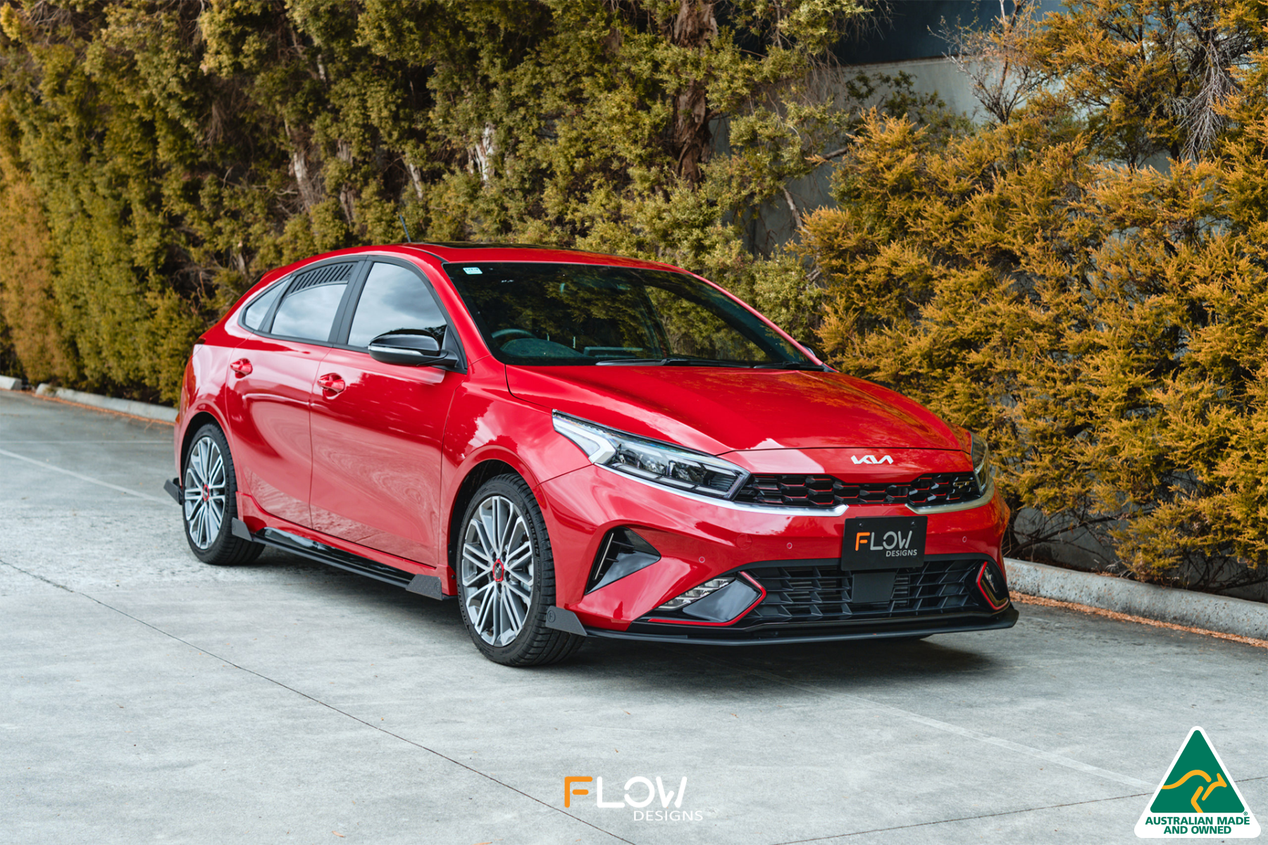 FLOW Designs  Cerato GT Facelift Side Skirt Splitters (Pair) - MODE Auto Concepts