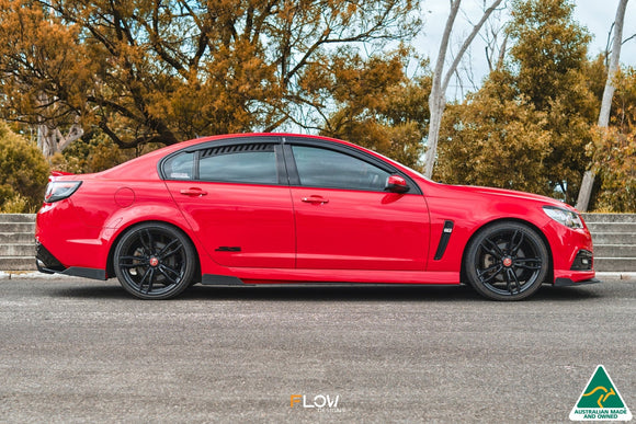 FLOW Designs  VF Commodore S1 Sedan Side Skirt Splitter Winglets (Pair) - MODE Auto Concepts