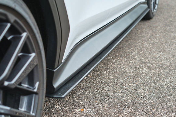 FLOW Designs  VB WRX Side Skirt Splitters (TEXTURED: Pair) - MODE Auto Concepts