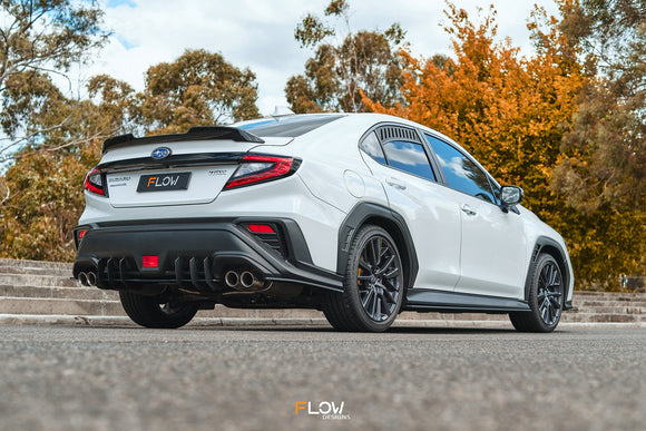 FLOW Designs  VB WRX Flow-Lock Rear Diffuser (TEXTURED) - MODE Auto Concepts