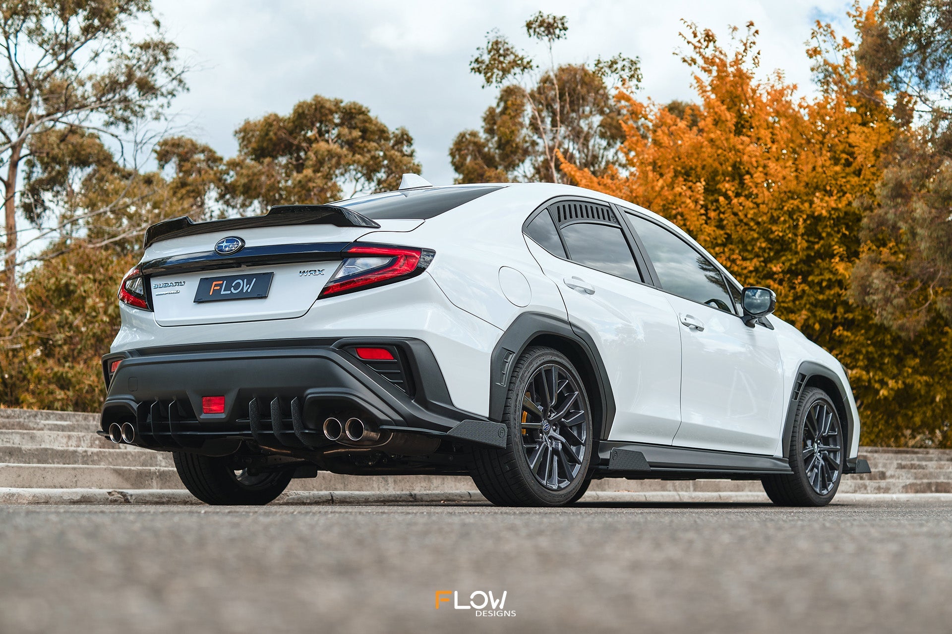 FLOW Designs  VB WRX Rear Spat Winglets (Pair) - MODE Auto Concepts