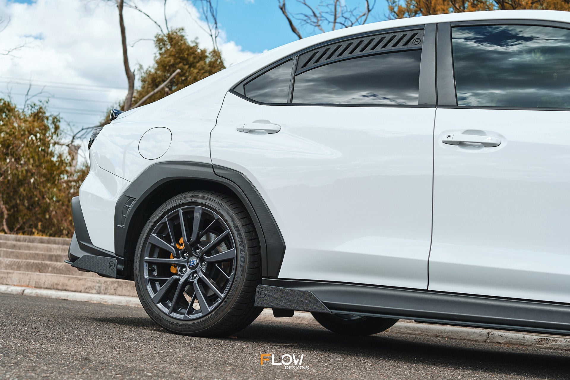 FLOW Designs  VB WRX Rear Spats (TEXTURED; Pair) - MODE Auto Concepts