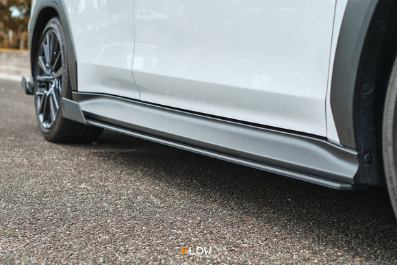 FLOW Designs  VB WRX Side Skirt Splitters (TEXTURED: Pair) - MODE Auto Concepts