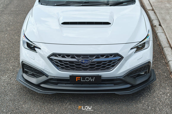 FLOW Designs  VB WRX Front Lip Splitter (TEXTURED) - MODE Auto Concepts