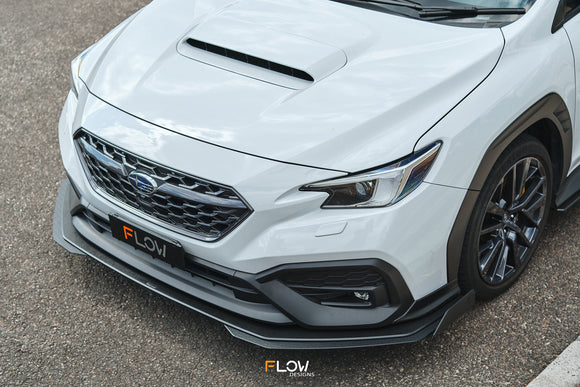 FLOW Designs  VB WRX Front Lip Splitter (TEXTURED) - MODE Auto Concepts