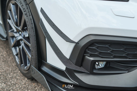 FLOW Designs  VB WRX Front Bumper Canards - MODE Auto Concepts