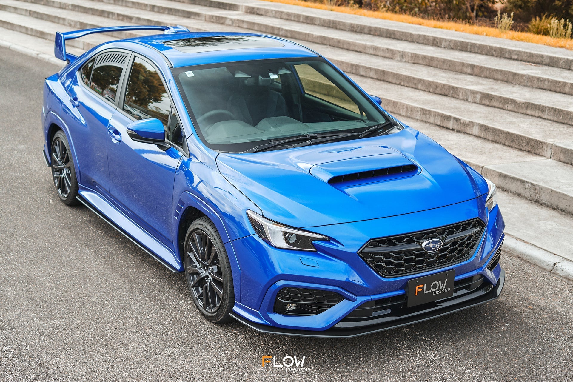 FLOW Designs  VB WRX Front Lip Splitter (GLOSS) - MODE Auto Concepts