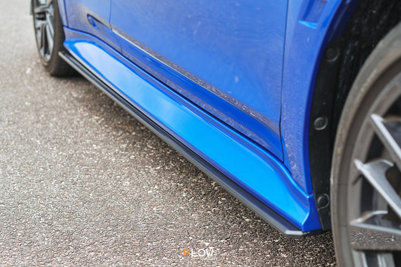 FLOW Designs  VB WRX Side Skirt Splitters (GLOSS: Pair) - MODE Auto Concepts