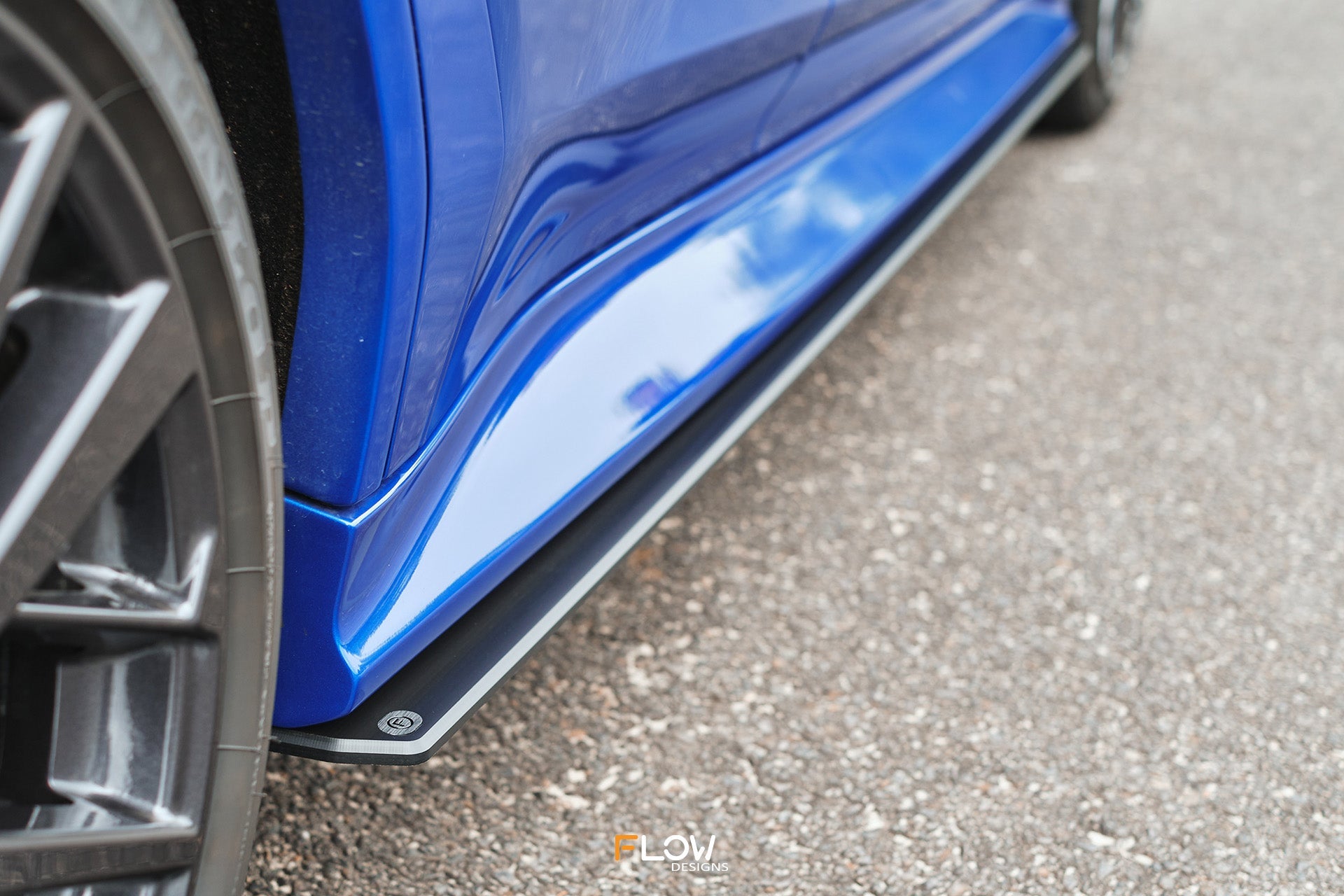 FLOW Designs  VB WRX Side Skirt Splitters (GLOSS: Pair) - MODE Auto Concepts