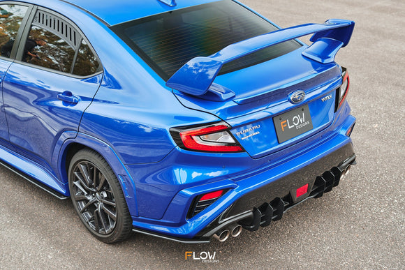 FLOW Designs  VB WRX Rear Spats (GLOSS; Pair) - MODE Auto Concepts
