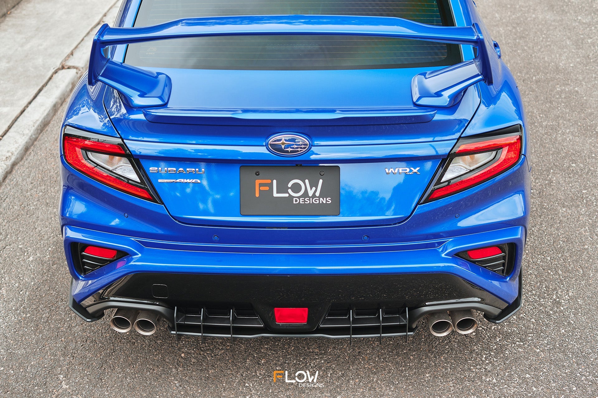 FLOW Designs  VB WRX Flow-Lock Rear Diffuser (GLOSS) - MODE Auto Concepts