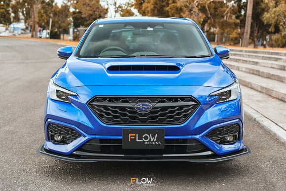 FLOW Designs  VB WRX Front Lip Splitter Extensions (Pair) - MODE Auto Concepts