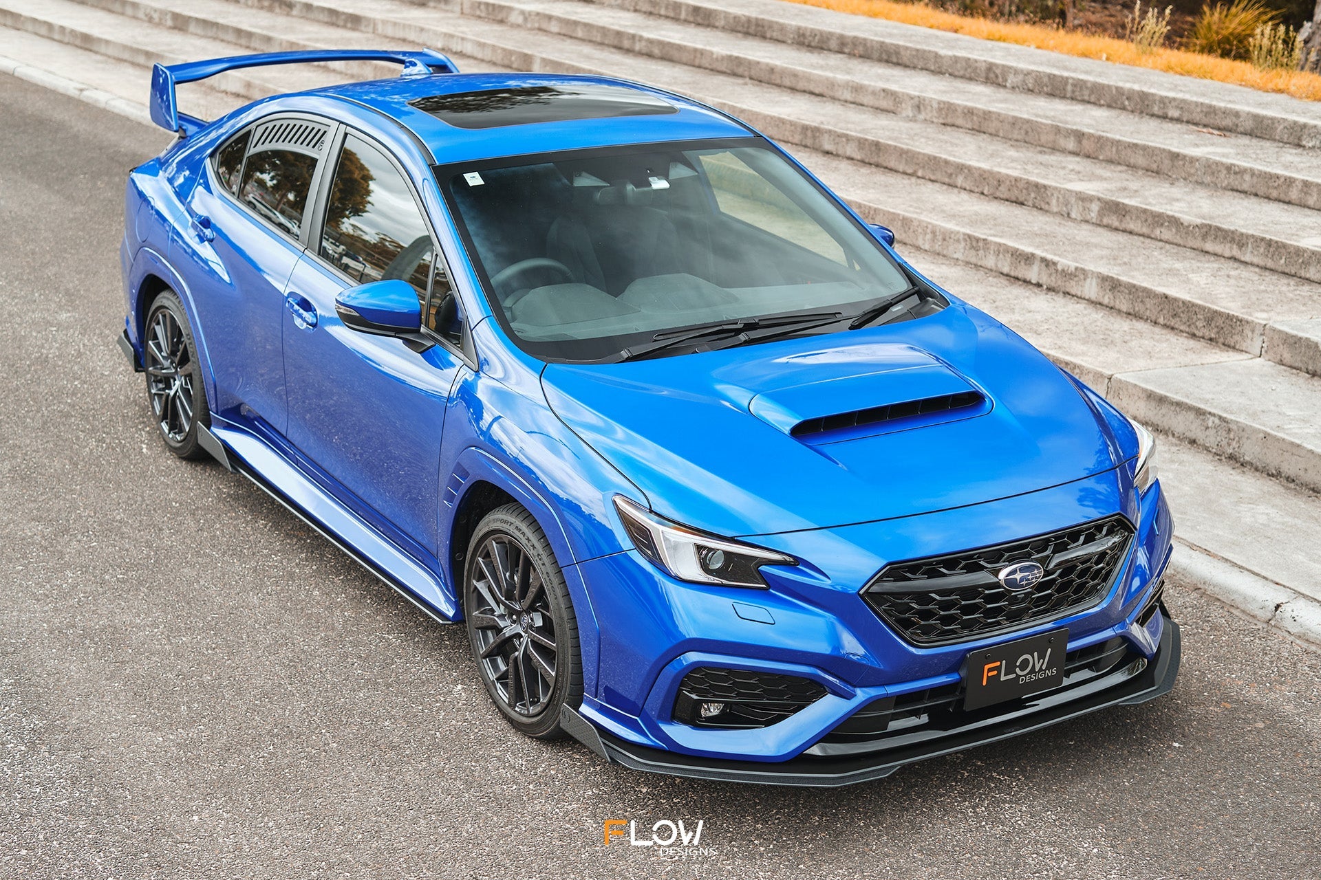 FLOW Designs  VB WRX Front Lip Splitter (GLOSS) - MODE Auto Concepts