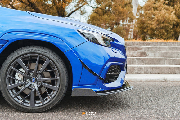 FLOW Designs  VB WRX Front Bumper Canards - MODE Auto Concepts