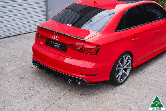 FLOW Designs  S3 8V Sedan Pre-Facelift Flow-Lock Rear Diffuser - MODE Auto Concepts