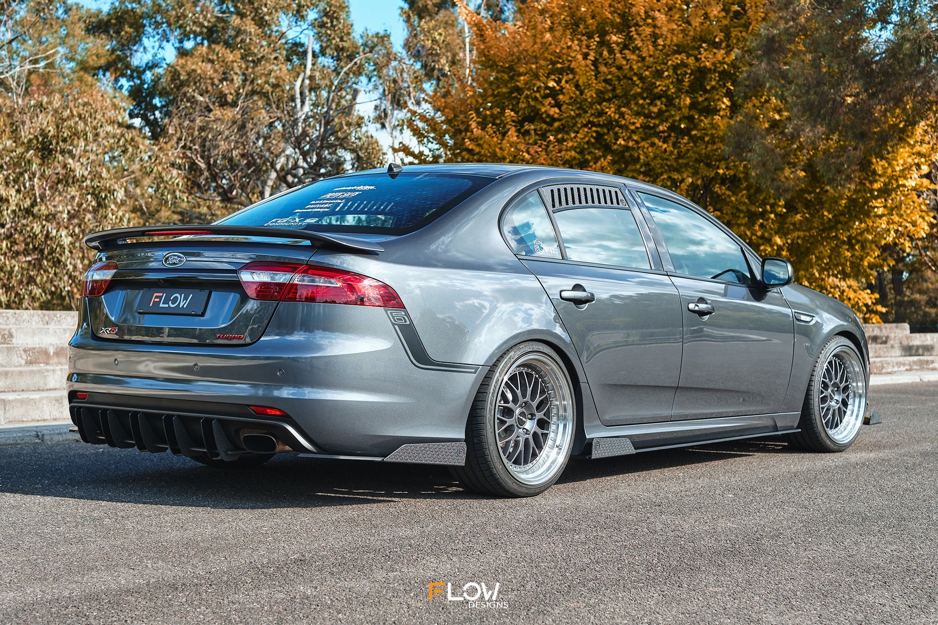 FLOW Designs  Falcon FGX Flow-Lock Rear Diffuser (GLOSS) - MODE Auto Concepts