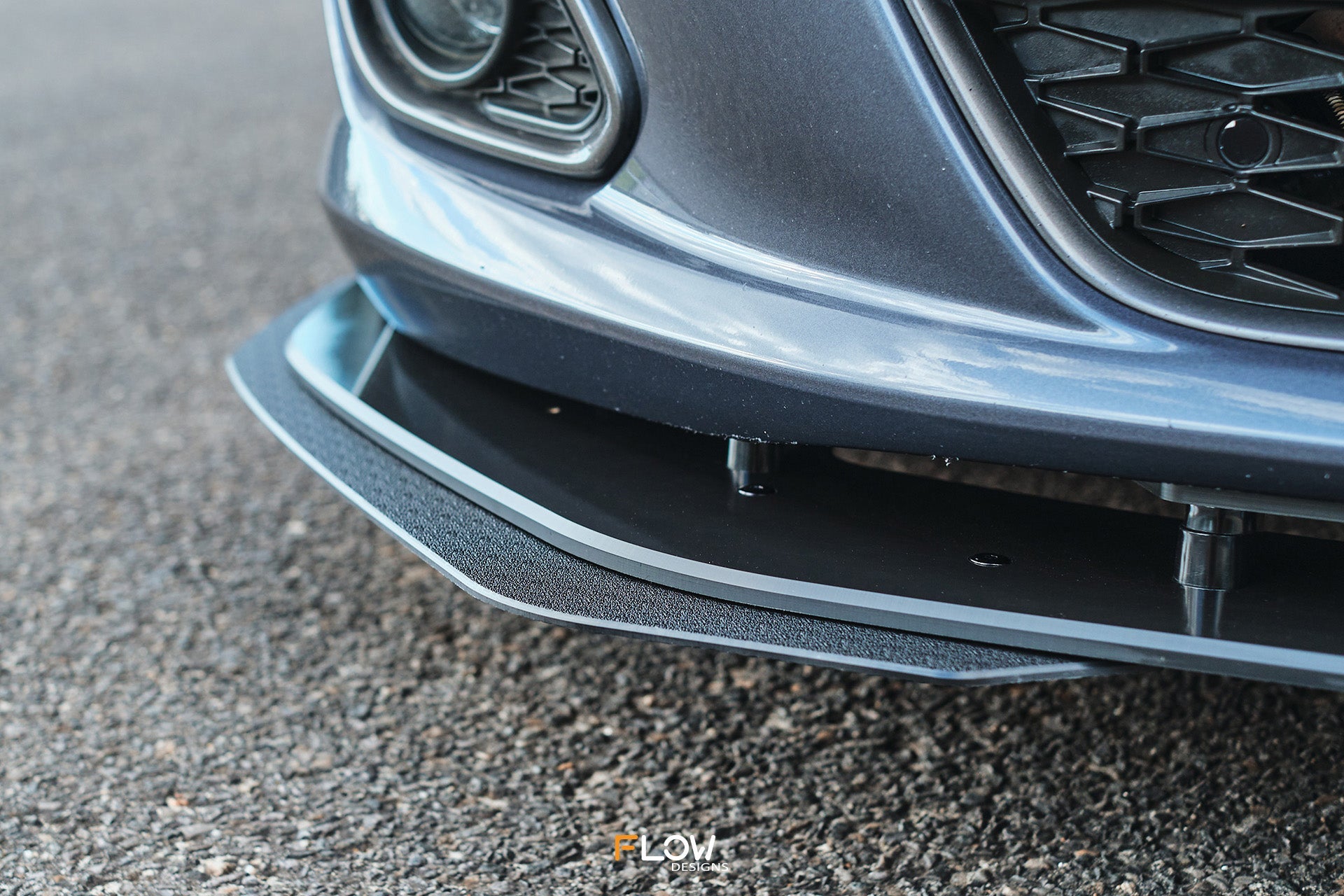FLOW Designs  Falcon FGX Front Lip Splitter Extensions (Pair) - MODE Auto Concepts