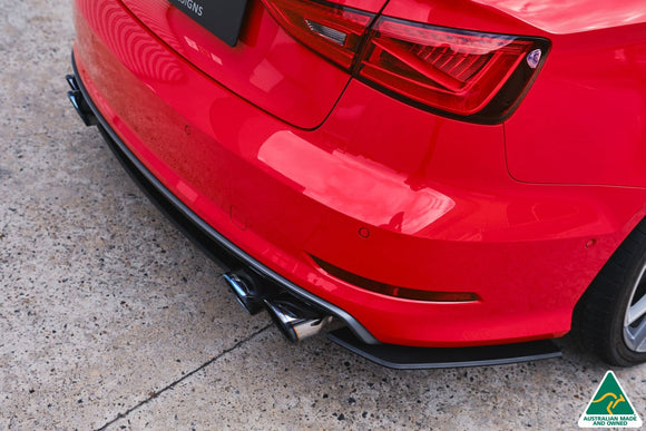 FLOW Designs  S3 8V Sedan Pre-Facelift Rear Spats V3 (Pair) - MODE Auto Concepts