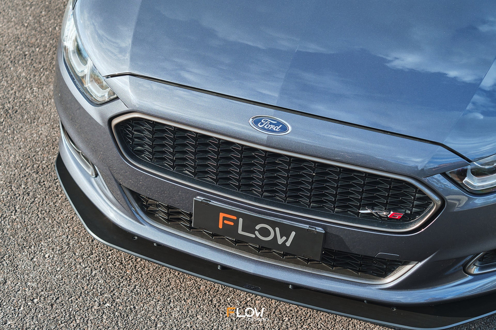 FLOW Designs  Falcon FGX Front Lip Splitter (GLOSS) - MODE Auto Concepts