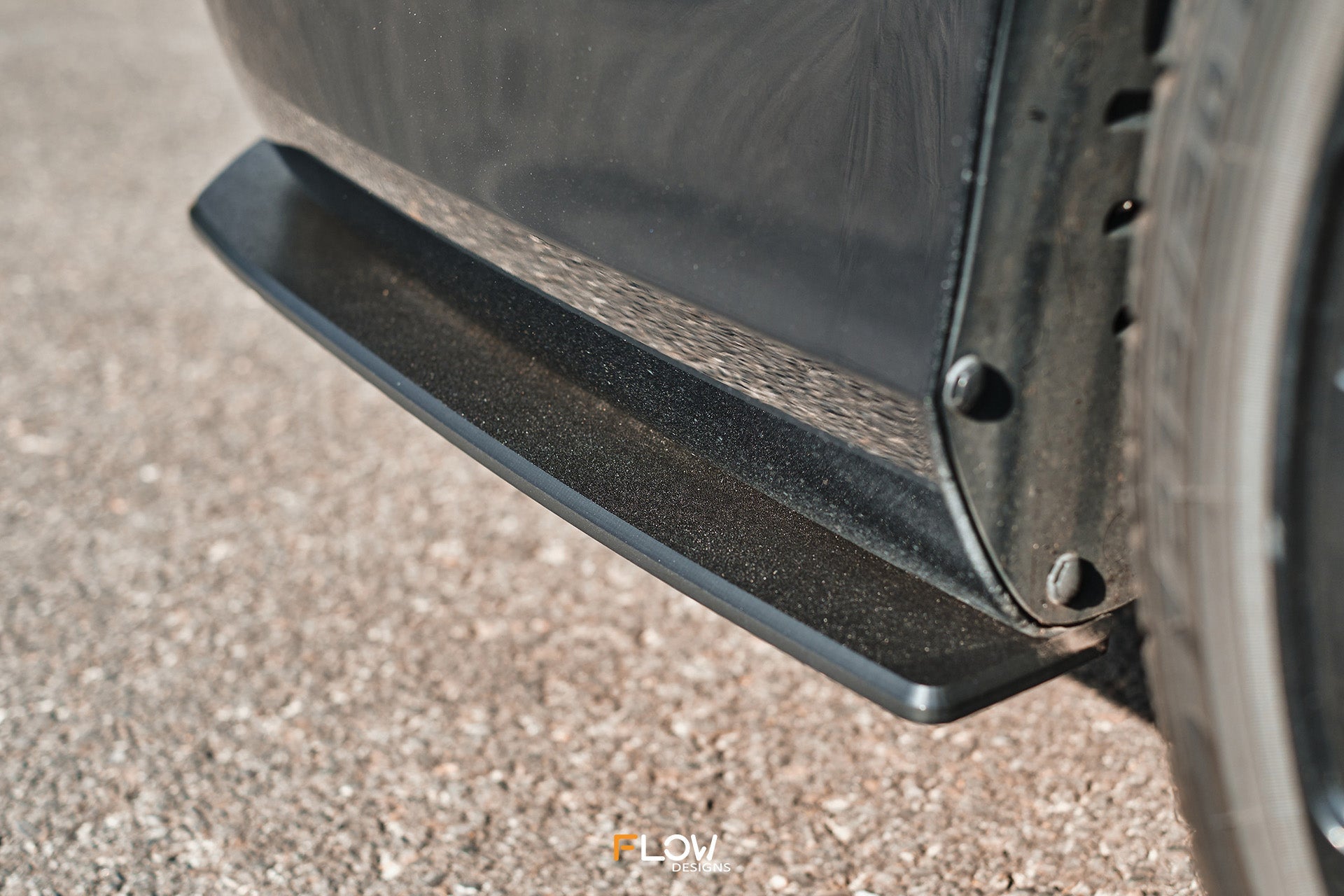 FLOW Designs  Falcon FGX Rear Spats (TEXTURED; Pair) - MODE Auto Concepts