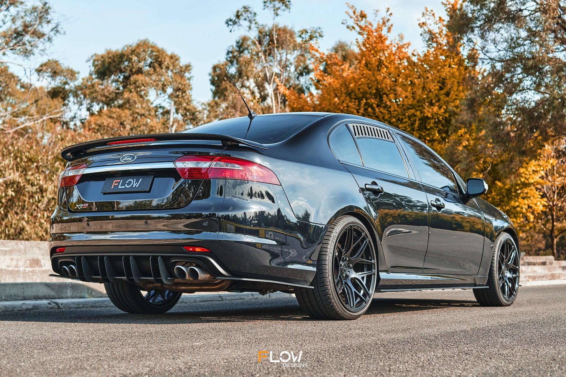 FLOW Designs  Falcon FGX Flow-Lock Rear Diffuser (GLOSS) - MODE Auto Concepts