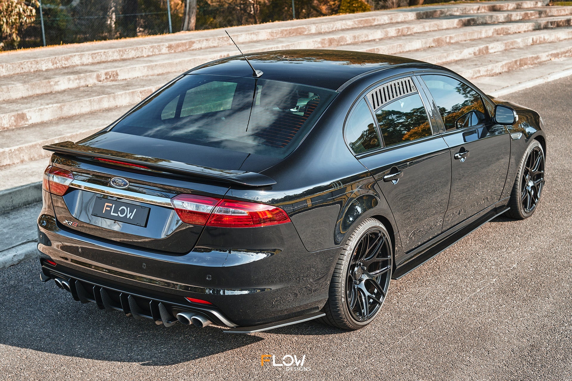 FLOW Designs  Falcon FGX Flow-Lock Rear Diffuser (TEXTURED) - MODE Auto Concepts