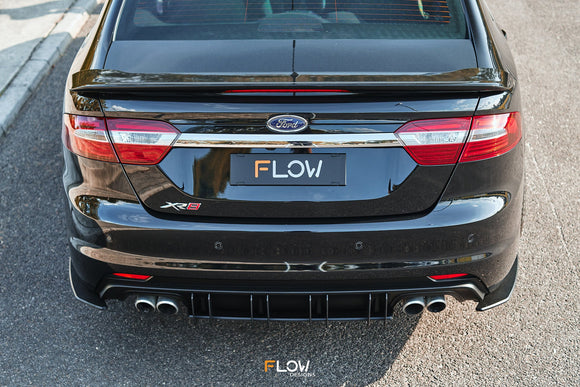FLOW Designs  Falcon FGX Rear Spats (TEXTURED; Pair) - MODE Auto Concepts