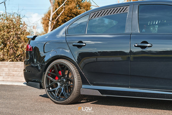 FLOW Designs  Falcon FGX Side Skirt Splitters (GLOSS: Pair) - MODE Auto Concepts