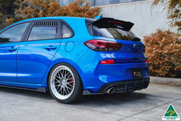 FLOW Designs  i30 SR Hatch (2017-2018) Flow-Lock Rear Diffuser - MODE Auto Concepts