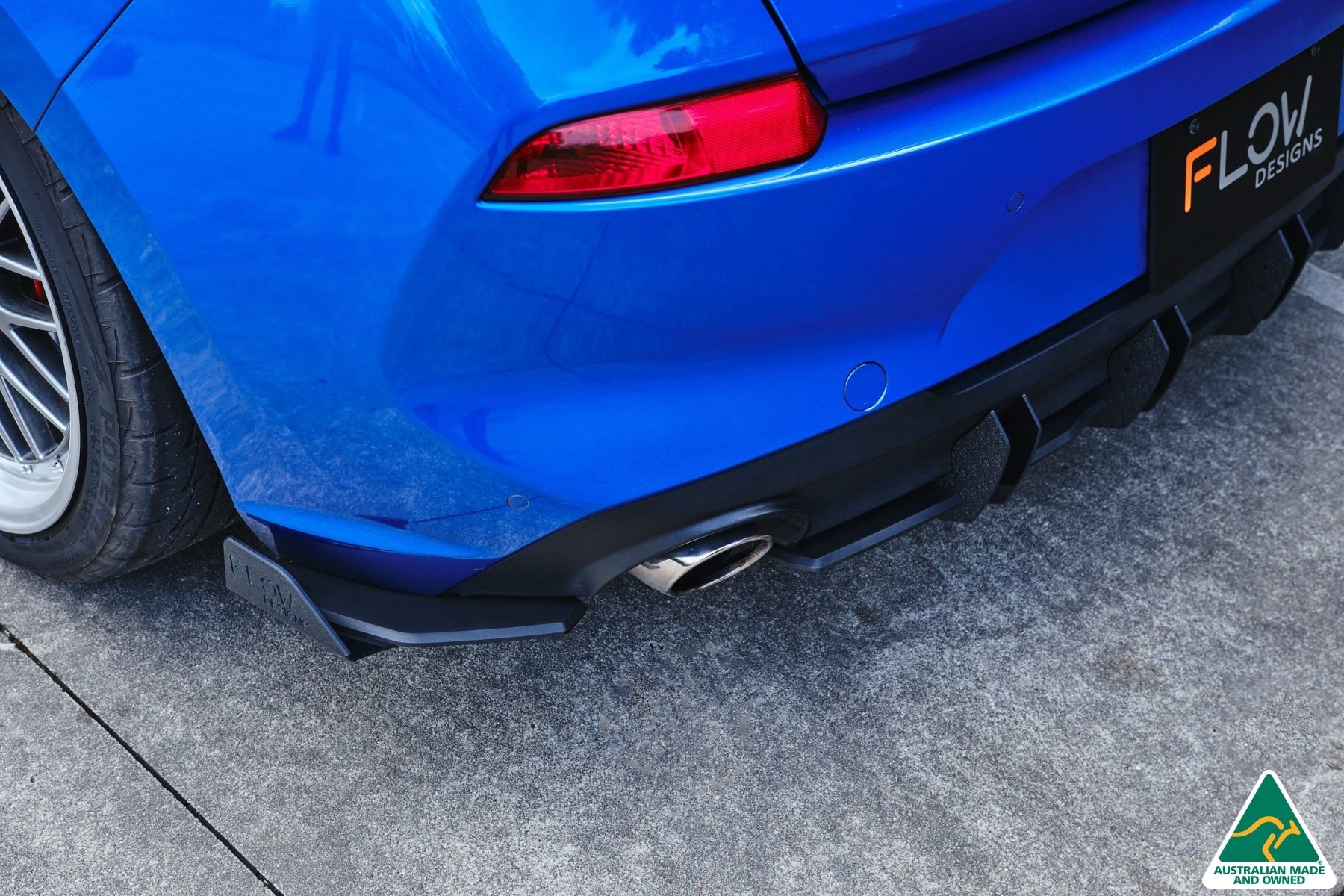 FLOW Designs  i30 SR Hatch (2017-2018) Rear Spat Winglets (Pair) - MODE Auto Concepts