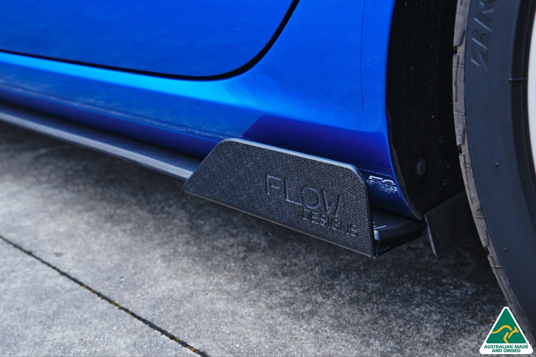 FLOW Designs  i30 SR Hatch (2017-2018) Side Skirt Splitters (Pair) - MODE Auto Concepts