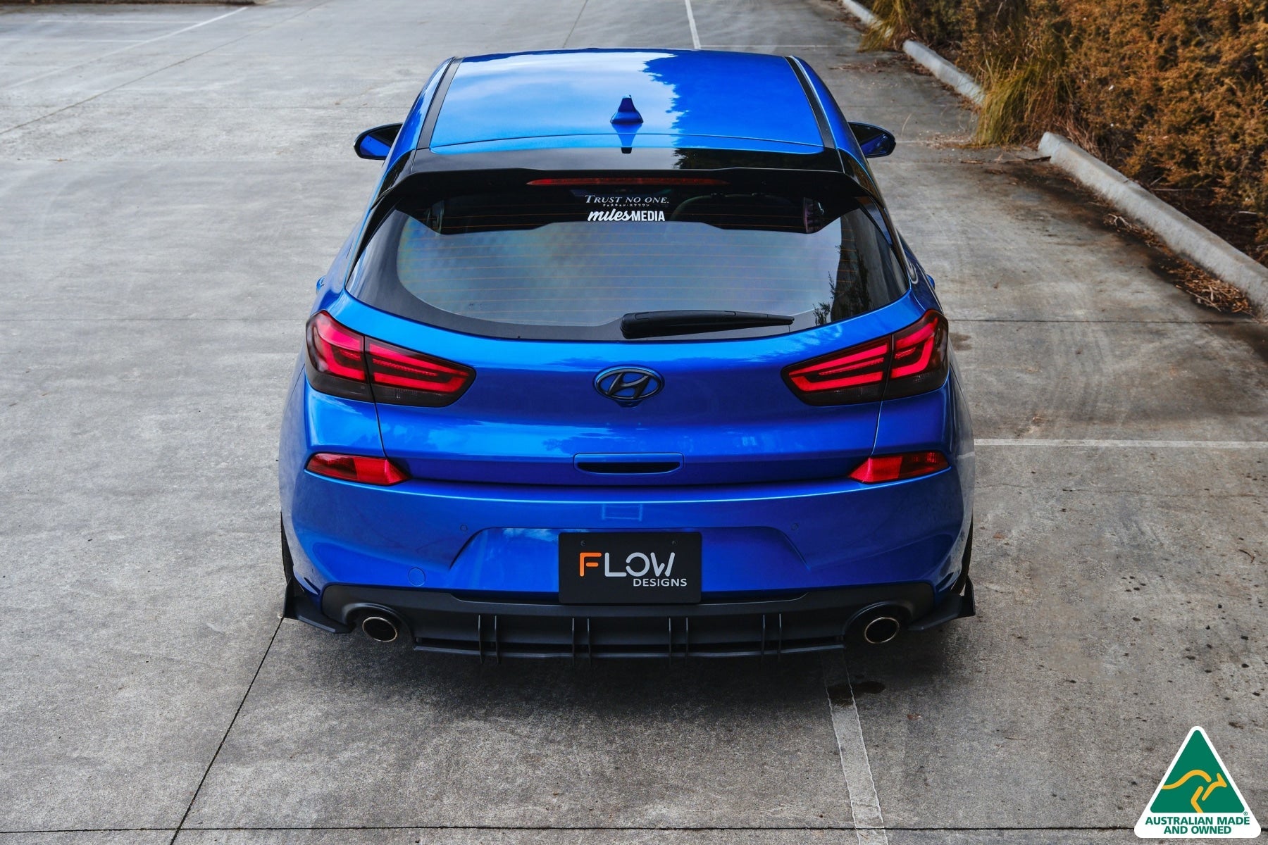 FLOW Designs  i30 SR Hatch (2017-2018) Flow-Lock Rear Diffuser - MODE Auto Concepts