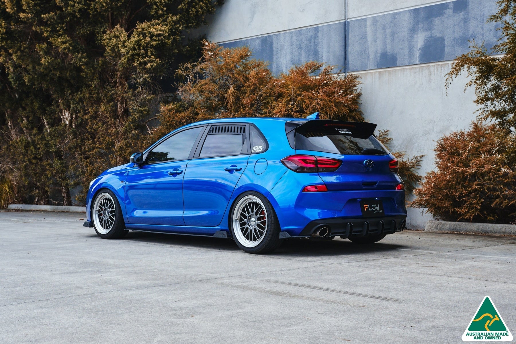 FLOW Designs  i30 SR Hatch (2017-2018) Rear Spats (Pair) - MODE Auto Concepts