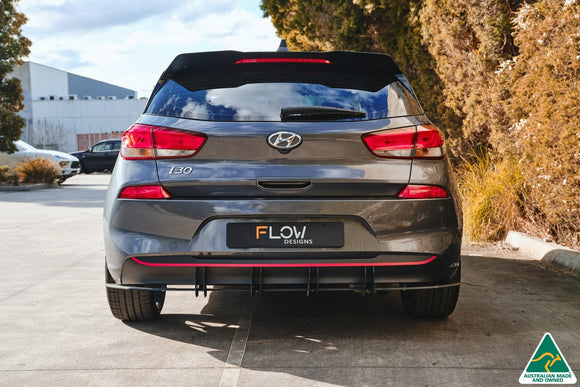 FLOW Designs  i30 Hatch PD1, PD2 2018-2020 Flow-Lock Rear Diffuser - MODE Auto Concepts